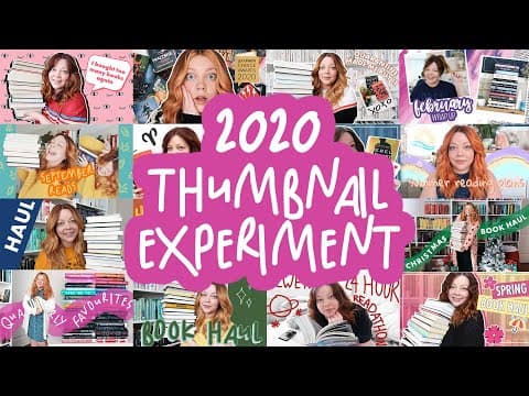 Copying Booktubers' Thumbnails for a Year thumbnail