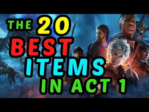The 20 BEST ITEMS in Act 1 - Baldur's Gate 3 Honour Mode Guide thumbnail
