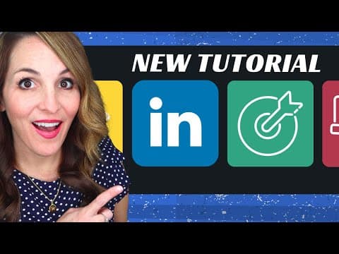 LinkedIn Tutorial For Beginners - How to Use LinkedIn In 2023 (10 EASY Tips!) thumbnail