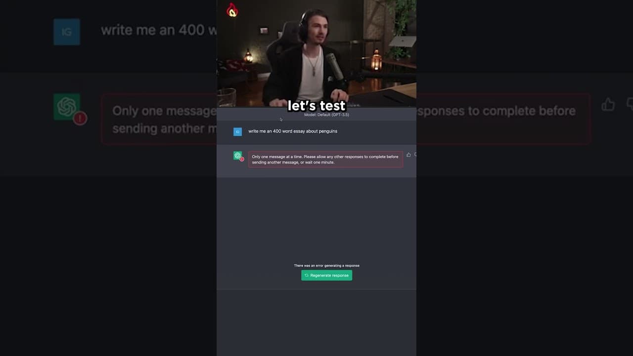 YouTube video player