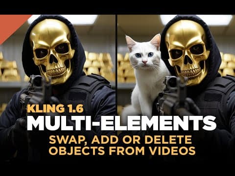 Kling 1.6 Multi-Elements - Swap, Add And Delete Objects From Videos - Video Inpainting thumbnail