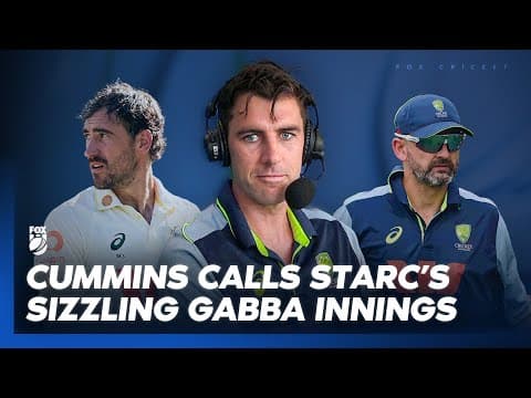 Mitchell Starc, Nathan Lyon & Stormtroopers at the Gabba 😅 | Pat Cummins on Fox Cricket commentary thumbnail