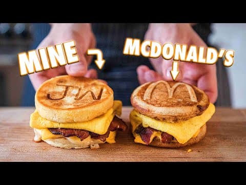 Making The McDonald's McGriddle At Home | But Better thumbnail