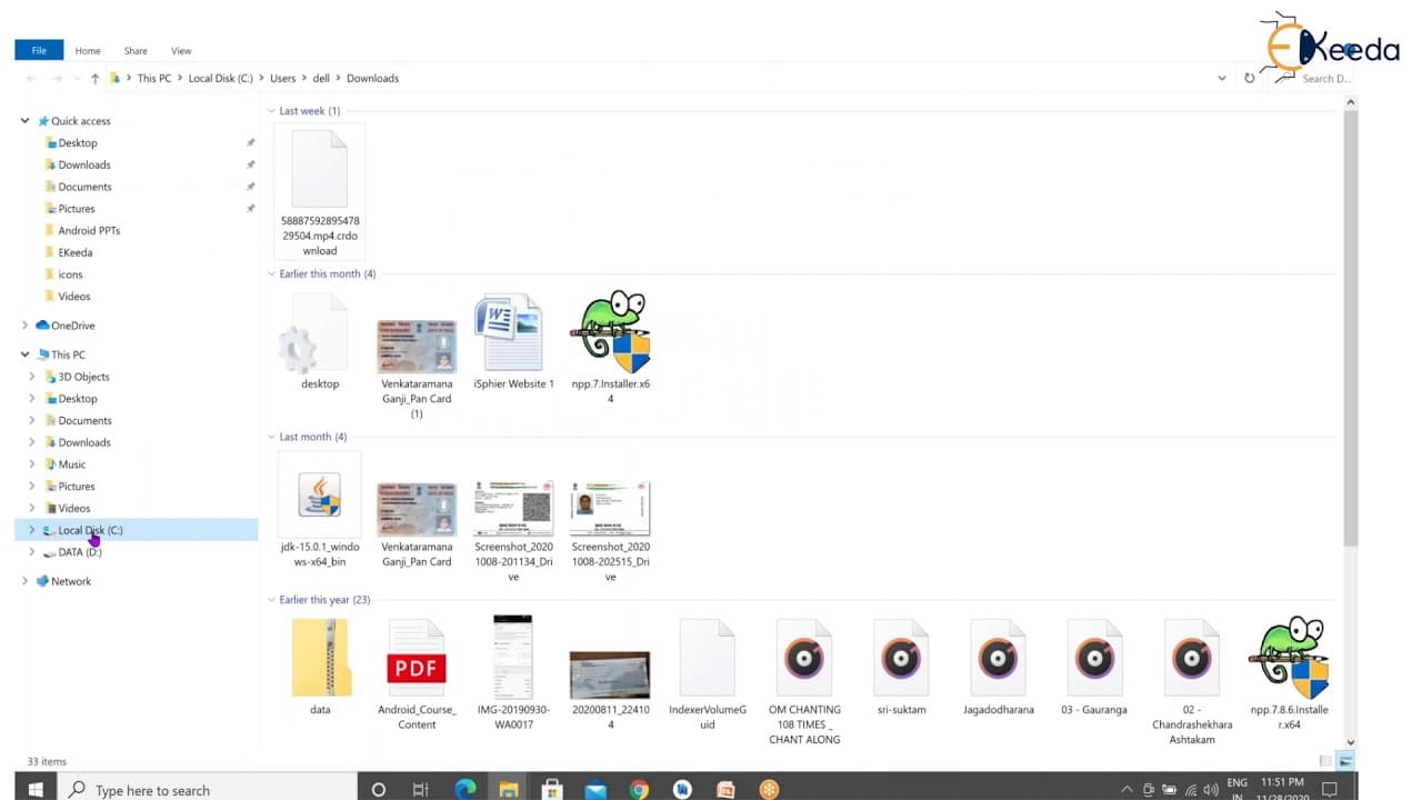 YouTube video player