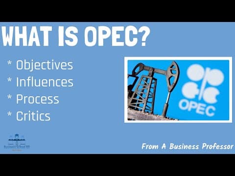 What is OPEC? | From A Business Professor thumbnail