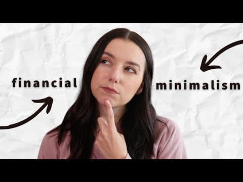 9 Ways to Financially Declutter | What is Financial Minimalism? thumbnail