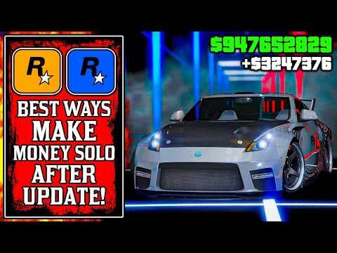 THIS IS TOO EASY! The BEST WAYS To Make Millions SOLO After UPDATE in GTA Online! (GTA5 Fast Money) thumbnail