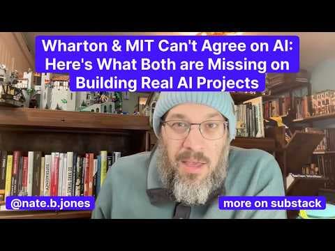 Why Do Wharton and MIT Report Conflicting Enterprise AI Success Rates? thumbnail