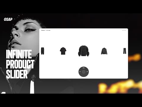 This Aesthetic Infinite Product Slider Feels Like a Game Controller (And Unlocks a Modal) thumbnail