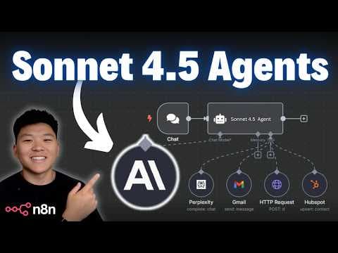 How to Build with Claude Sonnet 4.5 and n8n AI thumbnail