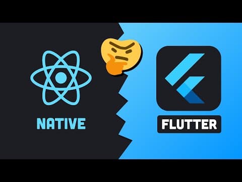 React Native vs Flutter - I built the same chat app with both thumbnail