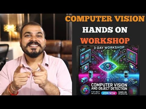 Free Live 3 Days Computer Vision and Object Detection Workshop thumbnail