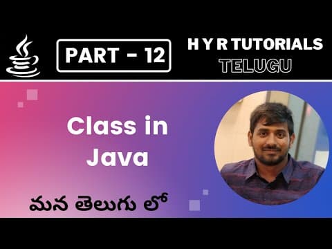 P12 - Class in Java | Core Java | thumbnail