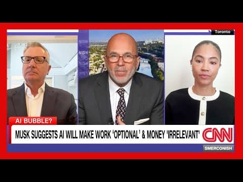 Musk Suggests AI Will Make Work "Optional" & Money "Irrelevant" thumbnail