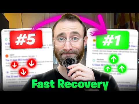The Trick to Recover Lost Google Rankings Fast thumbnail