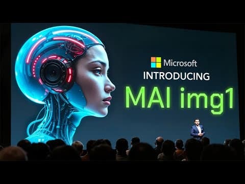 How Microsoft's MAI-Image-1 Changes AI Images thumbnail