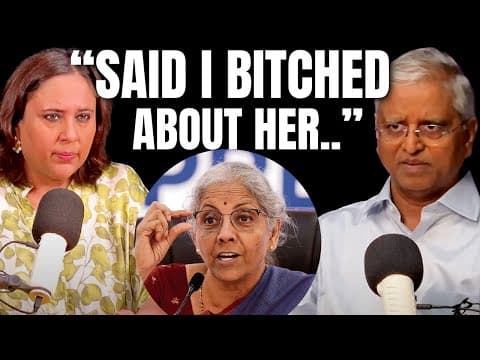 "I Left IAS Because.." I Nirmala Sitharaman Vs Ex Finance Secretary I IAS Officer's Big Claim thumbnail