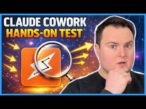 Claude Cowork Hands-On Testing – An AI Agent for Your Computer! thumbnail
