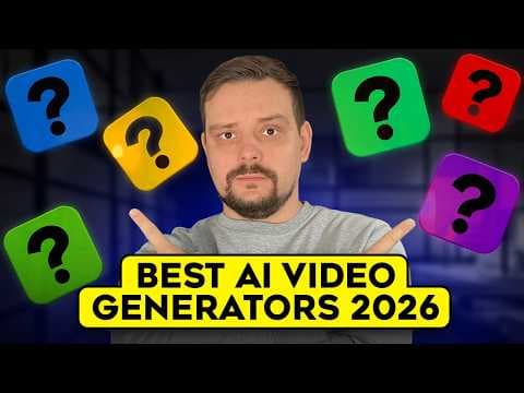 5 Best AI Video Generators in 2026 (Cheapest to Most Powerful) thumbnail