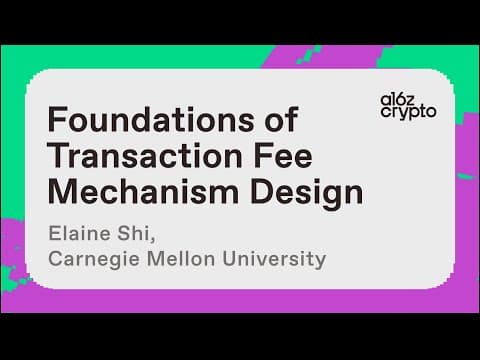 What Is the Ideal Transaction Fee Mechanism Design? thumbnail