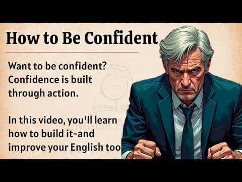 This Video Will Make You CONFIDENT Forever || Learn English Through Motivational Lesson 🔥 || Level 3 thumbnail