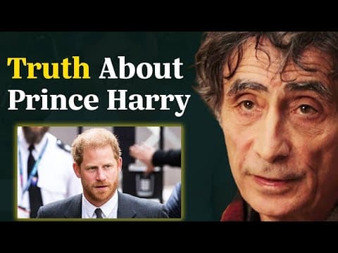 The TRUTH About Prince Harry's Childhood TRAUMA & What Is Misunderstood | Dr. Gabor Maté thumbnail