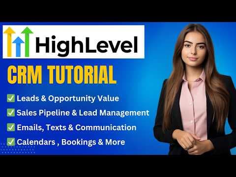 GoHighLevel CRM Tutorial & Full Demo: How to Manage Leads, Bookings & Communication thumbnail