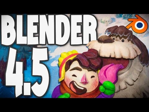 Blender 4.5 is Here - Best New Features Hands-On thumbnail