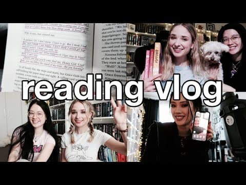 reading romance for 24 hours with my friends AGAIN ✨ 24 hour readathon vlog thumbnail