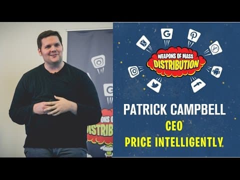 [WMD 2016] Price Intelligently, Patrick Campbell  "What you need to know to have the best pricing" thumbnail