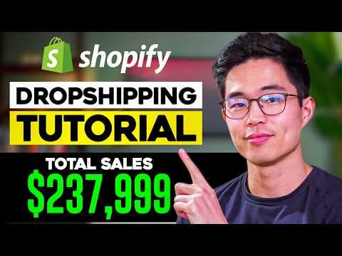 The ONLY Shopify Dropshipping Tutorial You Need: Ultimate Step-by-Step for Beginners thumbnail