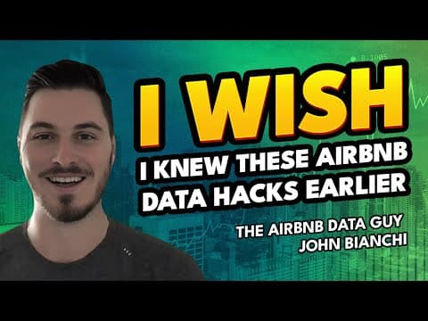 🟧 The Secrets to Analyzing and Acquiring Profitable Airbnbs with The AirDNA Data Guy John Bianchi 🟧 thumbnail