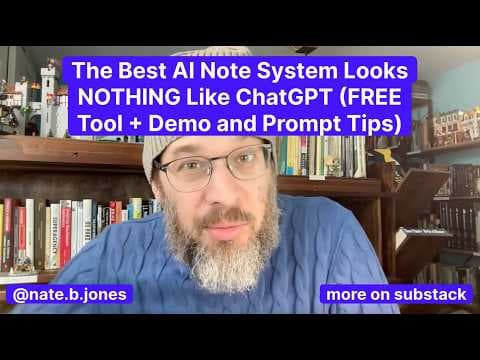 The Best Al Note System Looks NOTHING Like ChatGPT (FREE Tool + Demo and Prompt Tips) thumbnail