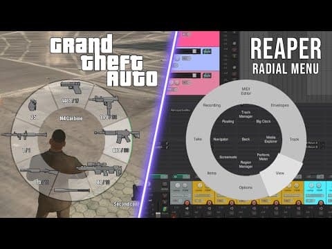 GTA-Style Menus in REAPER? (Radial Menu) thumbnail