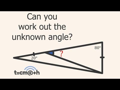 Can You Solve This Triangle Mystery? thumbnail
