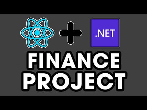 React + .NET Core Finance Project: App Overview + React Install thumbnail
