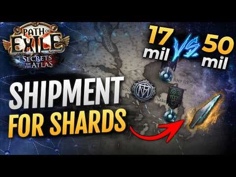 [PoE 3.26] Kingsmarch GUIDE to "Farm" Mirror Shards + 50m vs 17m Shipment Test - Path of Exile thumbnail