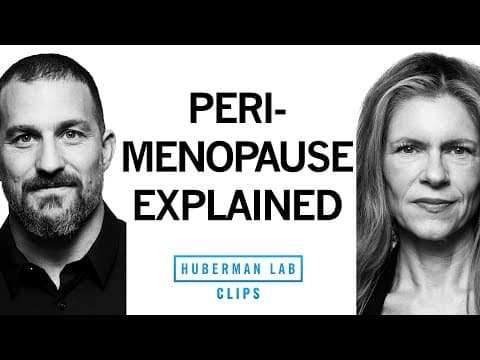 What Is Perimenopause? | Dr.Sara Gottfried & Dr. Andrew Huberman thumbnail
