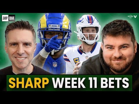 SHARP NFL BETS Week 11: Bears-Vikings, Seahawks-Rams, Broncos-Chiefs, Bills-Bucs, Lions-Eagles thumbnail