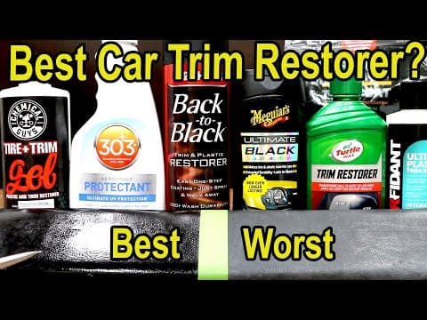 Best Plastic Car Trim Restorer? 303 Protect vs Mothers, Turtle Wax, Meguiars, CeraKote thumbnail