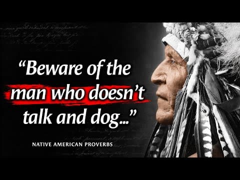 These Native American Proverbs Are Life Changing thumbnail