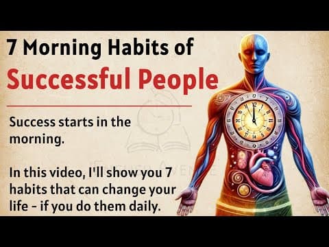 7 Morning Habits of Successful People ✨️ || Graded Reader || Improve Your English Fluency ✅️ thumbnail