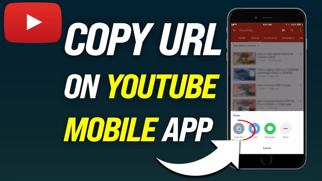 YouTube video player