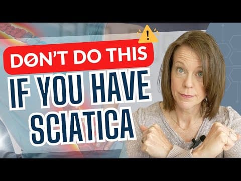 What NOT to do if you have Sciatica thumbnail