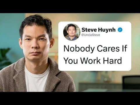 Why Hard Work Doesn’t Lead To Career Growth (And What Actually Does) thumbnail
