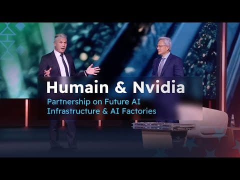 Tareq Amin & Jensen Huang on Humain–NVIDIA Partnership: Scaling AI Infrastructure |#SaudiUSForum2025 thumbnail