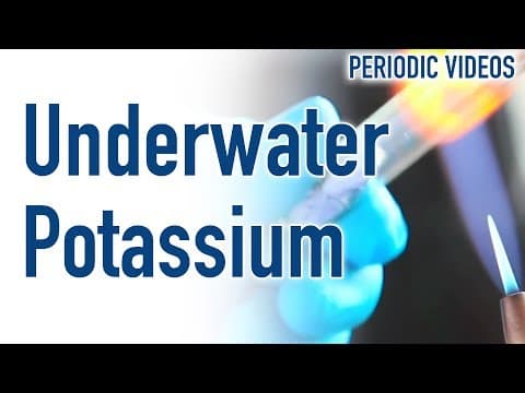 What Happens When Potassium Reacts with Water? thumbnail