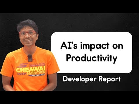 Does AI improve developer productivity? thumbnail