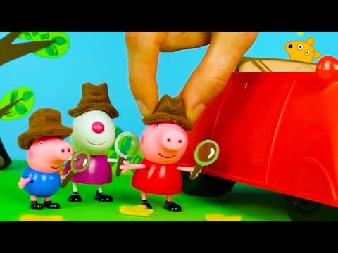 Peppa Pig's Missing Teddy Bear 🧸 Peppa Pig Toy Videos thumbnail