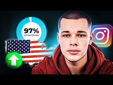 How To Get A 97% U.S. Audience On Instagram... (OFM) thumbnail